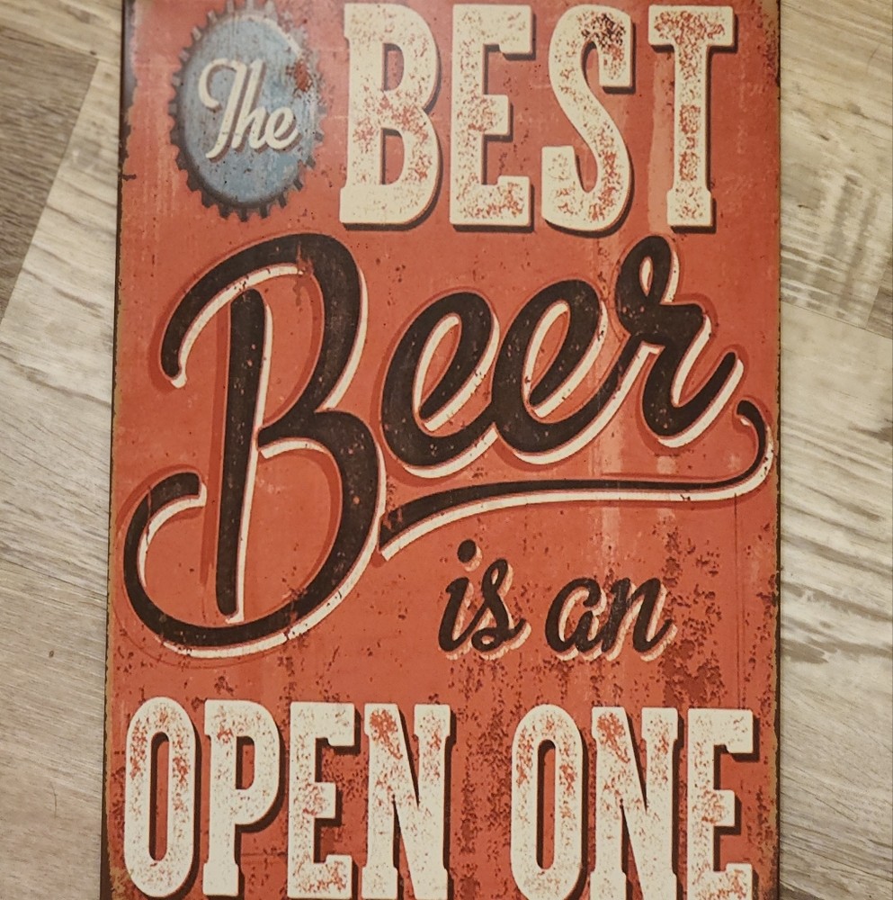 Vintage Style Beer Sign